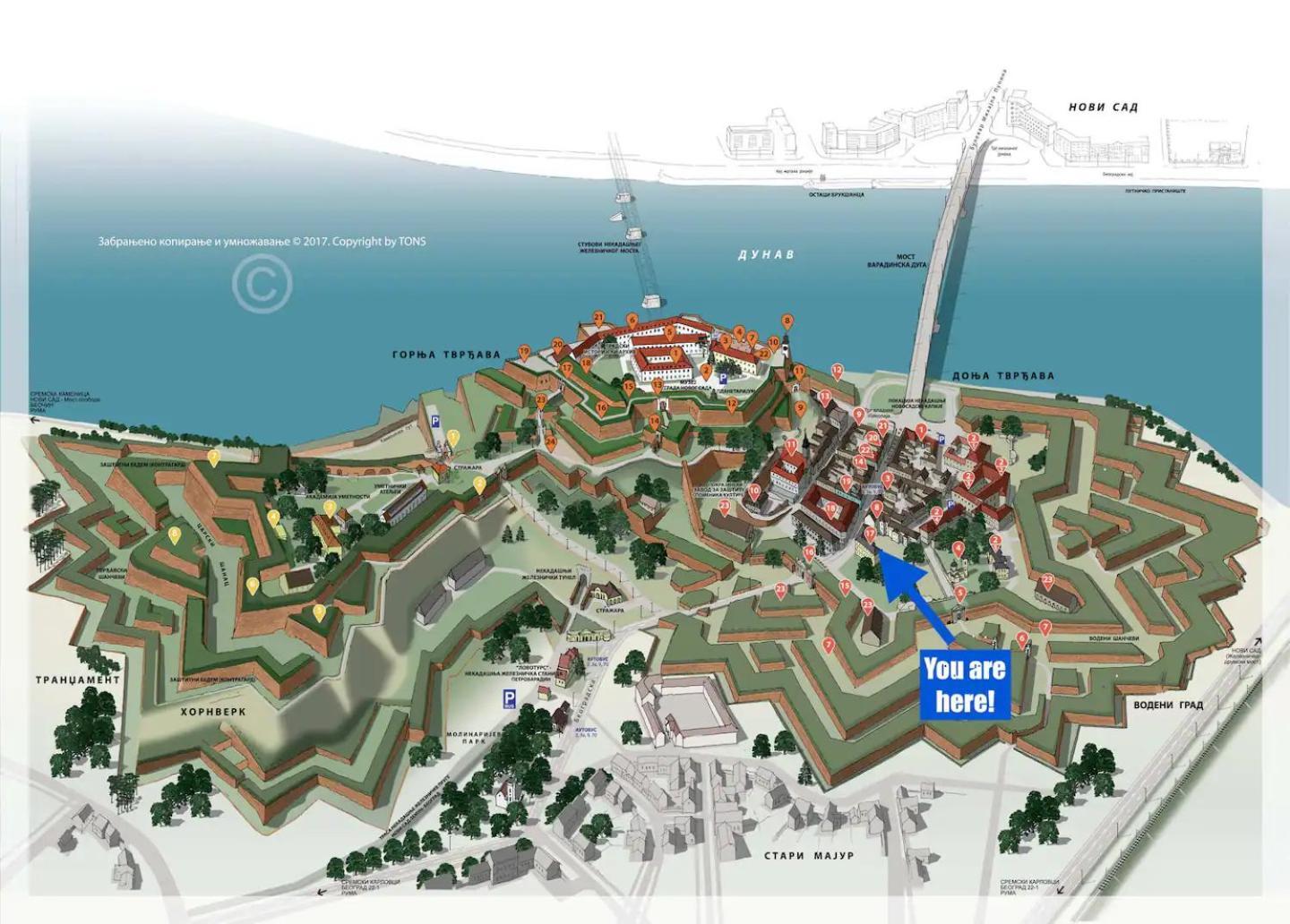 Unique Family Next To Fortress & Free Parking In * Novi Sad